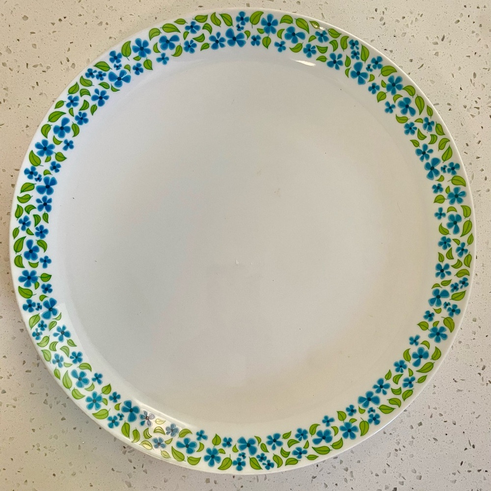 Vintage Mikasa Ben Seibel Flower Garden Platter